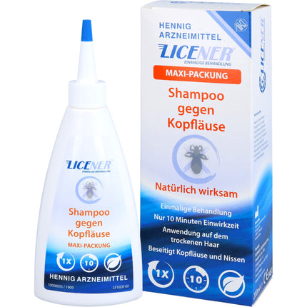 LICENER šampūns pret galvas utīm, maksimālais iepakojums, 200 ml