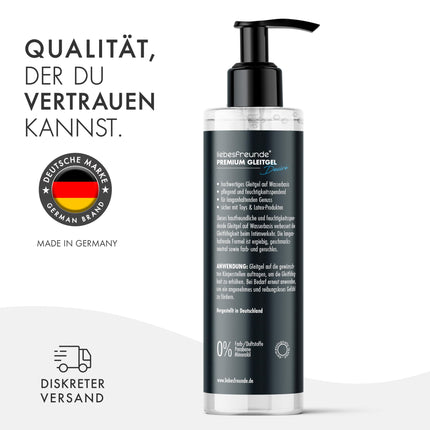 Liebesfreunde® Lubricant - īpaši gluda - lubrikants bez parabēniem, 250 ml