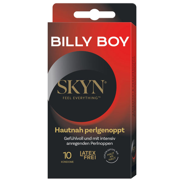 Billy Boy SKYN prezervatīvi bez lateksa ar punktiņiem, 10 gabali