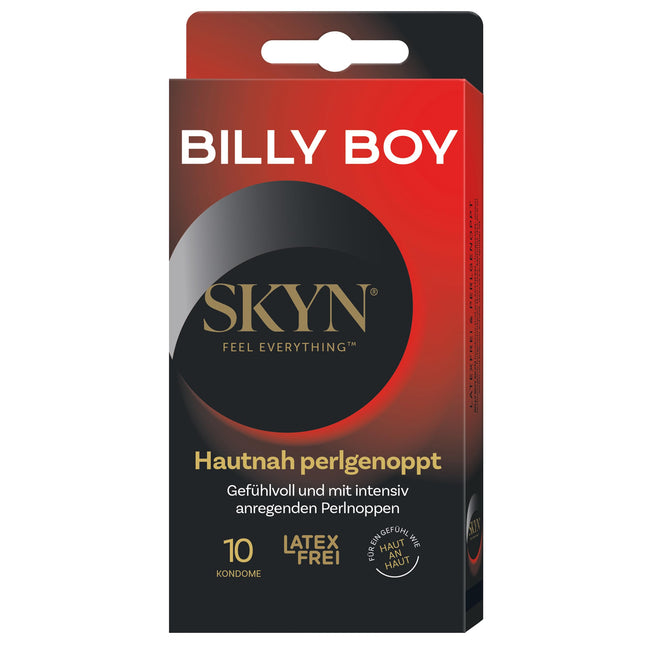 Billy Boy SKYN prezervatīvi bez lateksa ar punktiņiem, 10 gabali