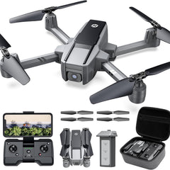Holy Stone HS440D GPS drons ar 4K kameru iesācējiem, 1 akumulators 20 min. darbībai. Lidojuma laiks, seko man, automātiska atgriešanās, 5G FPV pārraide, RC salokāms drons, pilns komplekts, svars zem 249 g, profesionāls pieaugušajiem, C0