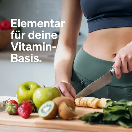 Multivitamīni – 365 vegānas tabletes – gada daudzums – vērtīgi vitamīni AZ, ar K1 un K2 vitamīnu – bez liekām piedevām – ražoti Vācijā un laboratoriski pārbaudīti