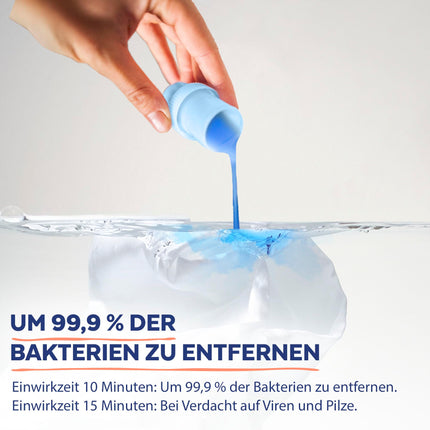 Sagrotan veļas higiēnas skalošanas līdzekļa Heavenly Fresh uzpildes – dezinfekcijas skalošanas līdzeklis higiēniski tīrai un svaigai veļai – 5 x 1,2 l tīrīšanas līdzekļi praktiskā izdevīgā iepakojumā