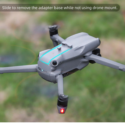 Drona stroboskopiskās gaismas kameras adaptera stiprinājuma pagarinājuma kronšteins, kas ir saderīgs ar DJI Air 3 drona prožektoru, pretsadursmes apgaismojumu, nakts navigācijas gaismu, LED pārnēsāšanas kronšteina augšdaļa