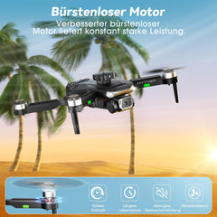 HYTOBP S165 MAX drons ar 2 kamerām 1080P pieaugušajiem, mini droni ar kameru bērniem/iesācējiem, drons ar 40 minūšu lidojuma laiku (3 baterijas), 5G WiFi FPV pārraide, pacelšanās/nosēšanās, nospiežot pogu