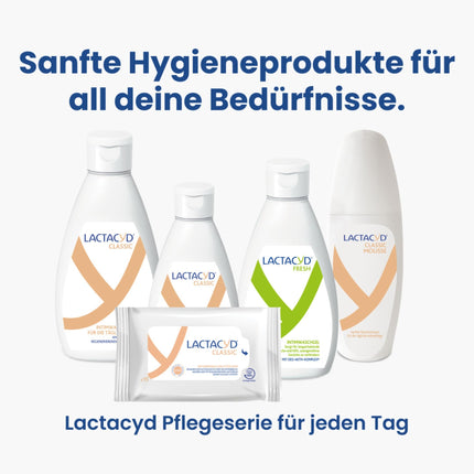 Lactacyd® Classic intīmās higiēnas mazgāšanas losjons – Ar pielāgotu pH līmeni un dabīgu L-pienskābi – Klīniski pārbaudīts un apstiprināts – 200 ml