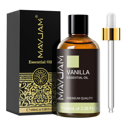 MAYJAM vaniļas ēteriskā eļļa 100 ml, vaniļas eļļa difuzoram, gaisa mitrinātājam, DIY, mājai, skapjiem
