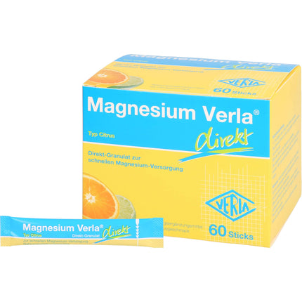 Verla-Pharm Arzneimittel GmbH &amp; Co. KG Magnesium Verla Direct Citrus Direct granulas, 60 paciņas