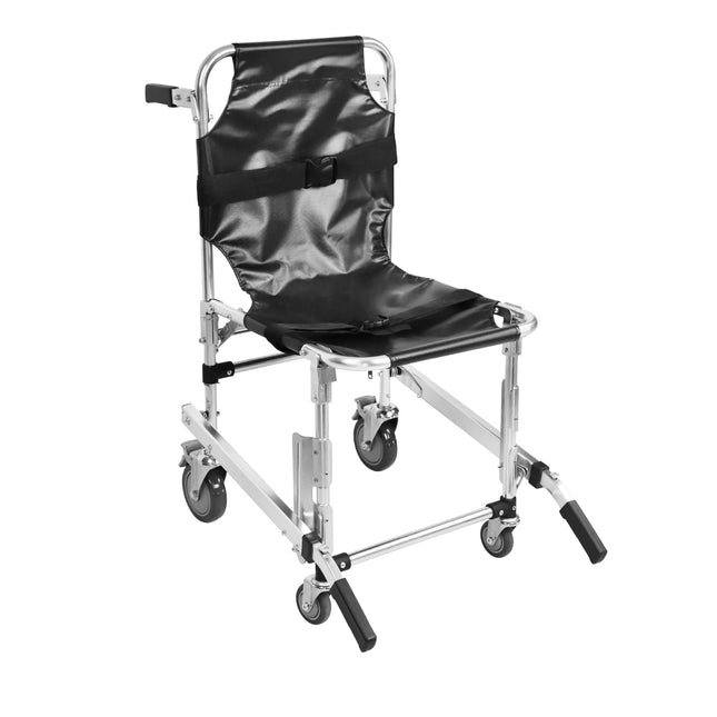 PEPE Mobility - kāpņu krēsls senioriem, salokāms, evakuācijas krēsls ar drošības jostām, kāpņu pacēlājs bez uzstādīšanas, kāpņu kāpēja ratiņkrēsls