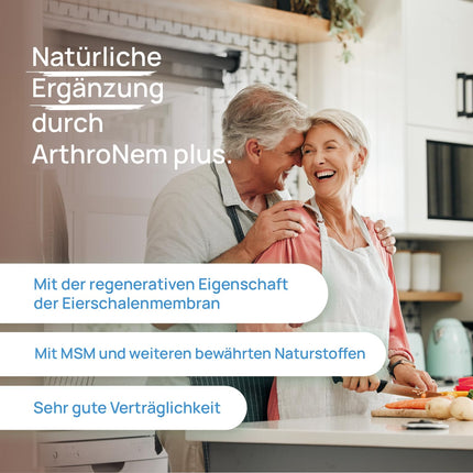 Wellpursan ArthroNem Plus - 90 locītavu kapsulas osteoartrīta un locītavu sāpju atbalstam, locītavu komplekss ar MSM un C vitamīnu, uztura bagātinātājs locītavām un skrimšļiem