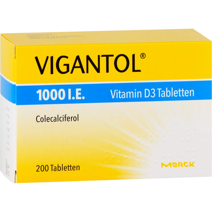 Vigantol 1000 SV D3 vitamīna tabletes, 200 gab.