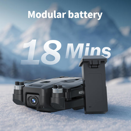 K610 GPS drons ar 4K kameru pieaugušajiem S0NY IMX SENS kamera ar SD karti, AI drons ar automātisku atgriešanos mājās, svars zem 249 g, RC kvadrokopteru GPS droni iesācējiem 5G FPV pārraides drons Sekojiet man