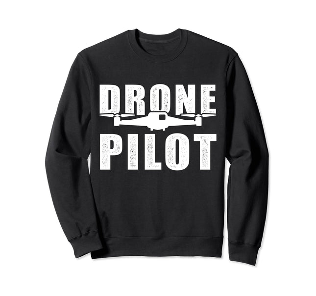 - Drona pilots - Drona kvadrokoptera dizaina sporta krekls