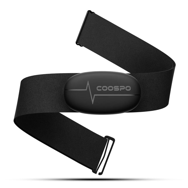 COOSPO H6M sirdsdarbības ātruma monitors ar krūšu siksnu, Bluetooth ANT+ savienojamība, sirdsdarbības ātruma sensors, EKG mērīšana, IP67 ūdensizturīgs, saderīgs ar Wahoo, Elite HRV, Rouvy, Adidas Run, Kinomap, Pulsoid