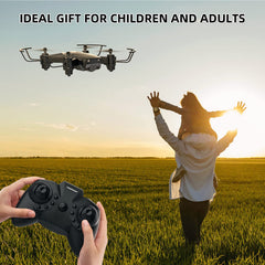 Mini drons ar 720P kameru bērniem, TEEROK RC FPV kvadrokopters ar WiFi tiešraides pārraidi, 2 akumulatori, ilgs lidojuma laiks, augstuma noturēšana, pacelšanās/nosēšanās ar vienu taustiņu, bezgalvas režīms, 3D pagriezieni iesācējiem