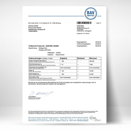XbyX kolagēna deva 90 g | 45 porcijas | Veģetārs augstākās kvalitātes kolagēna pulveris no olu čaumalas membrānas ādai, matiem, kauliem, muskuļiem, nagiem un locītavām | 1., 5. un 10. tipa kolagēns | no Vācijas