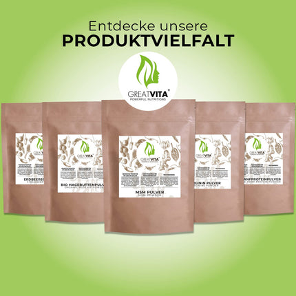 MSM pulveris 3x 1000g | 99,9% tīrība - metilsulfonilmetāns, organiskais sērs bez piedevām | Bez ĢMO, bez mākslīgām garšvielām un glutēna | ideāli piemērots aukstiem ēdieniem un dzērieniem