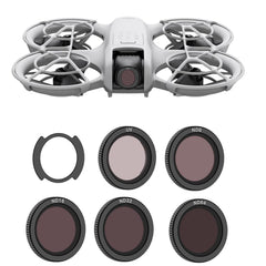 Uvafly Neo ND filtrs, daudzslāņu pārklājuma magnētiskie kameras objektīva filtri DJI Neo dronu aksesuāriem, 5 gabalu iepakojums (UV/ND8/ND16/ND32/ND64)