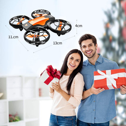 4DRC mini drons ar 720P HD kameru bērniem, FPV 2.4G WiFi, uzlabots propellera aizsargs, 3D apgriešana, cīņas režīms, gravitācijas indukcija, augstuma noturēšana, bezgalvas režīms, pacelšanās/nosēšanās ar vienu taustiņu.