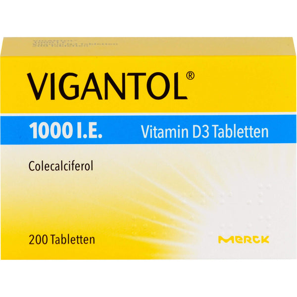 Vigantol 1000 SV D3 vitamīna tabletes, 200 gab.