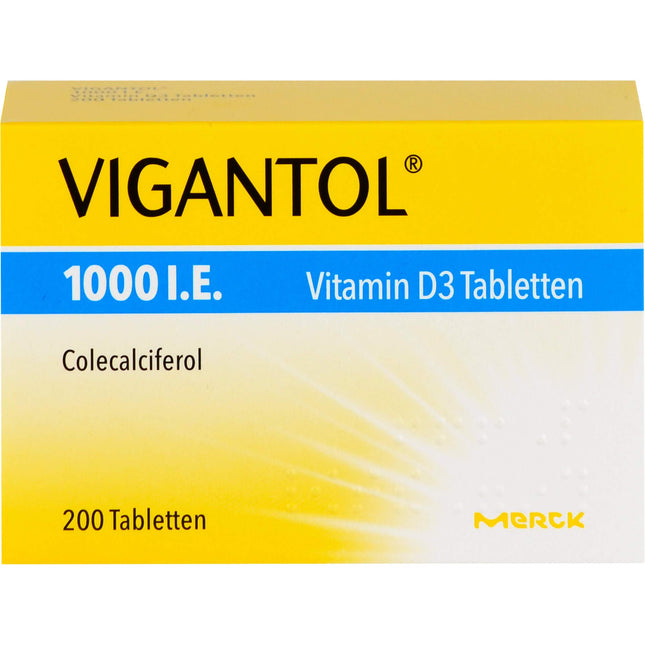 Vigantol 1000 SV D3 vitamīna tabletes, 200 gab.