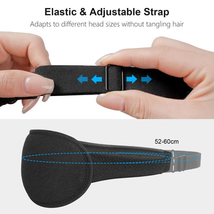 Gritin 3D miega maska ​​sānu gulētājiem, uzlabota elpojoša miega maska ​​ar regulējamu elastīgo siksnu, gaismas bloķēšana, ērta un ergonomiska acu maska ​​vīriešiem un sievietēm, 2 ausu aizbāžņu pāri