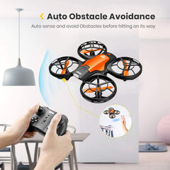 4DRC mini drons ar 720P HD kameru bērniem, FPV 2.4G WiFi, uzlabots propellera aizsargs, 3D apgriešana, cīņas režīms, gravitācijas indukcija, augstuma noturēšana, bezgalvas režīms, pacelšanās/nosēšanās ar vienu taustiņu.