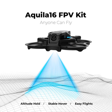 BETAFPV Aquila16 FPV komplekts ar LiteRadio 2 SE raidītāju simulatoram, VR03 aizsargbrilles ar DVR ierakstīšanas funkciju, 3 lidojuma režīmi, atbalstīts 1S RTF komplekts FPV iesācējiem lidošanai telpās un ārā