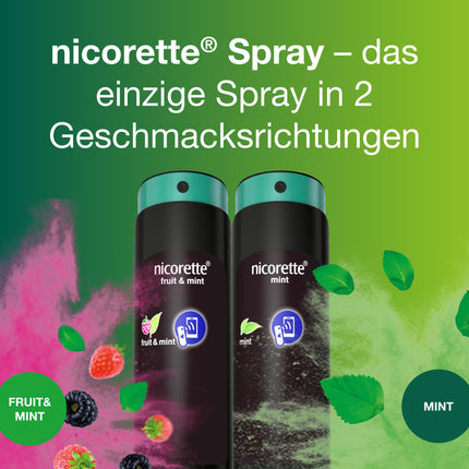NICORETTE aerosols, trīs iepakojumi ar piparmētru garšu – Atmet smēķēšanu ar nikotīna aerosolu – 1 izsmidzināšanas reize aizstāj līdz pat 150 cigaretēm – smēķēšanas atmešanai