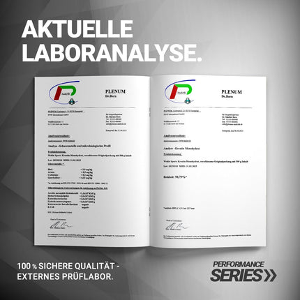 Kreatīna monohidrāts 1kg pulveris Tīrs mikronizēts kreatīns Kvalitatīva sieta 200 - optimāli augsta deva 100% vegāns - Wehle Sports (1000g)