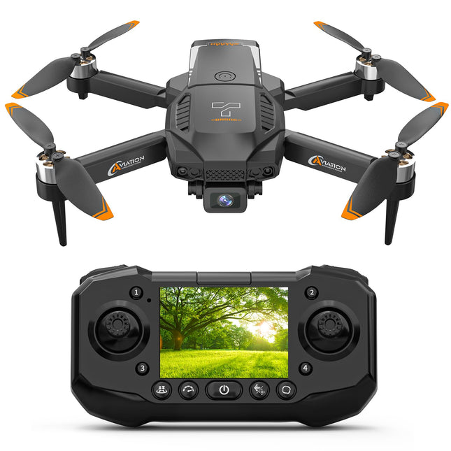 F205 drons ar kameru 2,4 collu ekrānam, bezkontaktu motora FPV drons pieaugušajiem, automātiska lidošana, žestu vadība, 8G SD ar karšu lasītāju, vienas taustiņa iedarbināšana iesācējiem