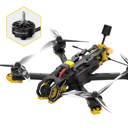 2306.5 1800KV FPV drona motors - 6S bezsuku motors 5 collu FPV dronam QAV kvadrokopteram - 4 gab.