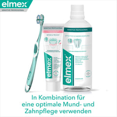 elmex zobu pasta jutīgai ādai Professional Repair &amp; Prevent 2x75ml – medicīniska zobu tīrīšana tūlītējai*, ilgstošai aizsardzībai – novērš smaganu atkāpšanos un jaunu sāpju rašanos
