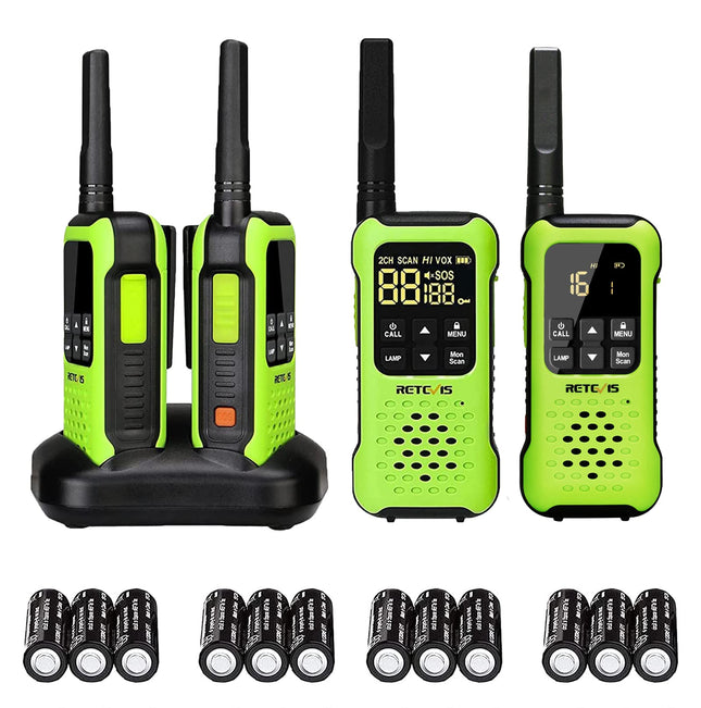 Retevis RT649P rācija, ūdensizturīga, peldoša rācija, IP67, 1200 mAh uzlādējama PMR radio, SOS trauksmes rāciju komplekts (4 gab.) smaiļošanai, sērfošanai, makšķerēšanai (4 gab. iepakojums)