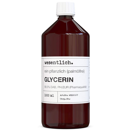 Glicerīns 99,5% (1 l) - šķidrs, bez palmu eļļas, tīri augu izcelsmes