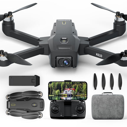 K610 GPS drons ar kameru 4K S0NY IMX SD karte profesionāls drons pieaugušajiem, 4K RC AI droni ar automātisku atgriešanos mājās, zem 249 g, GPS droni ar bezkontaktu motoru, sekojiet man, intereses punkts iesācējiem