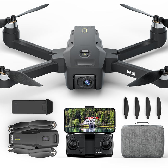 K610 GPS drons ar kameru 4K S0NY IMX SD karte profesionāls drons pieaugušajiem, 4K RC AI droni ar automātisku atgriešanos mājās, zem 249 g, GPS droni ar bezkontaktu motoru, sekojiet man, intereses punkts iesācējiem