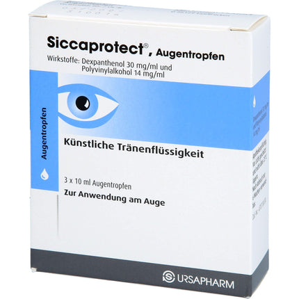 SICCAPROTECT acu pilieni 3 x 10 ml
