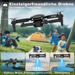 TT19 mini drons ar kameru 180° šķēršļu novēršana 40KM/H maksimālais ātrums RC FPV droni iesācējiem pieaugušajiem bezkontaktu motora drons 5G Wifi regulējama kamera 1080p salokāms kvadrokopters