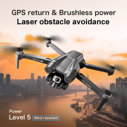GPS drons ar 4K kameru pieaugušajiem, 5G WIFI FPV RC salokāms kvadrokopters, GPS viedā atgriešanās funkcija, 3 baterijas ar 60 minūšu lidojuma laiku, 150° ESC kamera, bezsuku motors
