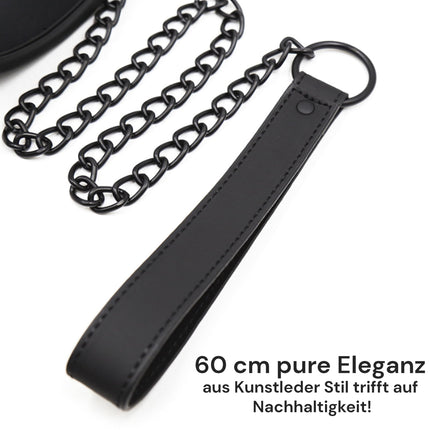 Kakla siksna un pavada Bdsm pieaugušo seksa rotaļlieta Melna kakla siksna sievietēm seksam Kakla siksna ādas kakla siksna vīriešiem fetiša seksa kakla siksnas Bdsm kakla siksna ādas vīriešiem Kakla siksna FOPS B17