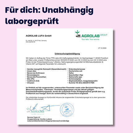 V-Biotics vaginālās probiotikas - pienskābes baktērijas un B3 vitamīns maksts veselībai *, atjauno maksts floru, pienskābes līdzeklis bakteriālas vaginozes un maksts rauga infekcijas ārstēšanai - 1 miljards CFU/g (60 kapsulas) - ohustic