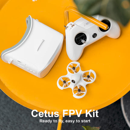 BETAFPV Cetus FPV RTF drona komplekts ar 3 lidojuma režīmiem, augstuma noturēšanu, avārijas nosēšanos, gatavs lidošanai, savietojams ar birstētu virsmu iesācējiem, zēniem, meitenēm, pusaudžiem