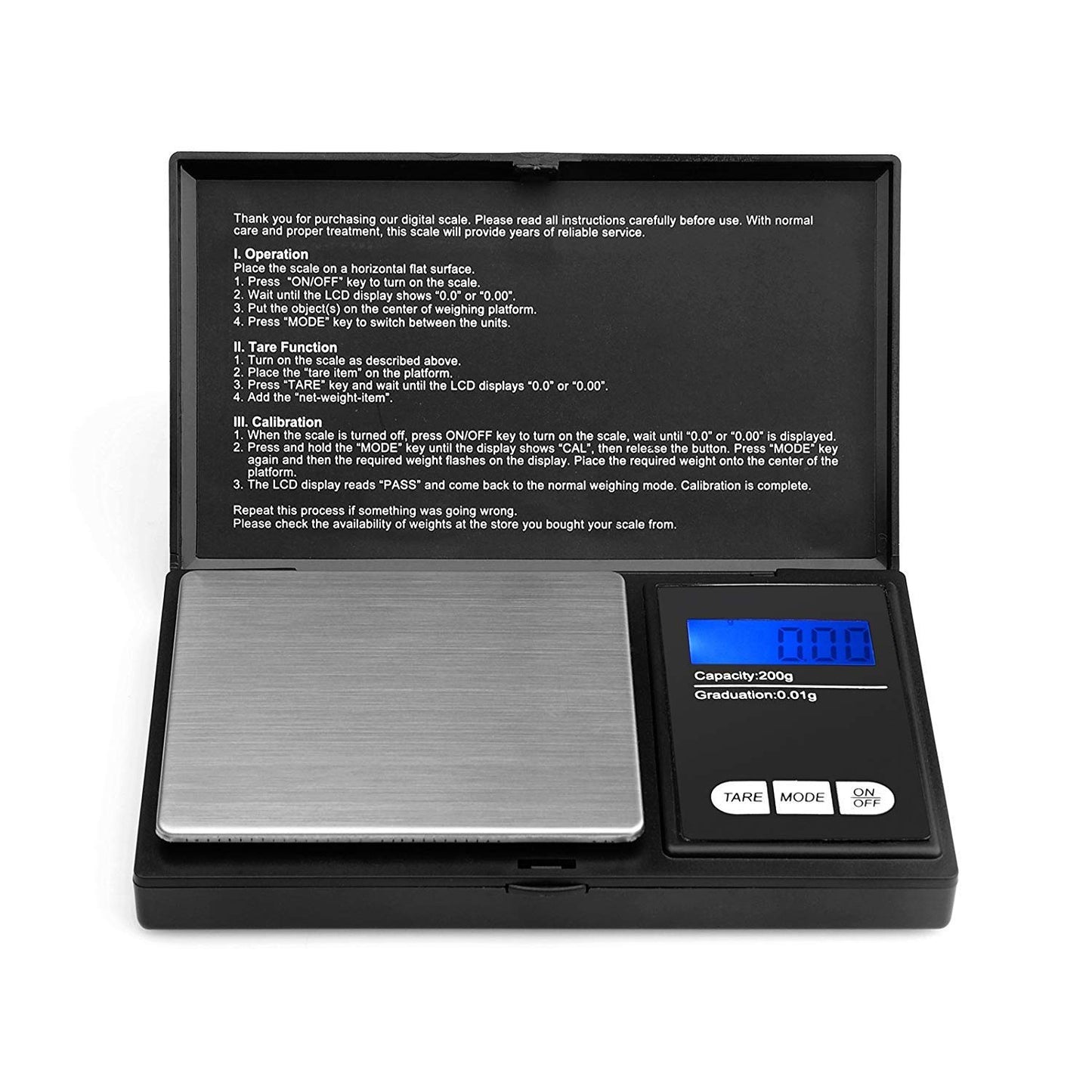 200g/0,01g kabatas svari - Ascher digitālie kabatas svari, 200 x 0,01g, kabatas svari, precīzijas svari, digitālie svari, zelta svari, monētu svari