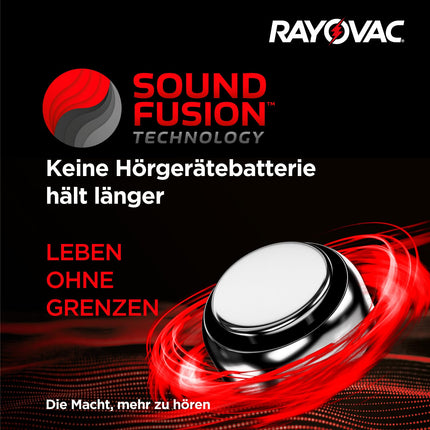 80 dzirdes aparātu baterijas Rayovac Extra 10. - 10 blisteri pa 8 baterijām