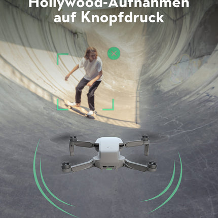 DJI Mavic Mini Combo (EU) – drona un piederumu komplekts, viegls un pārnēsājams, lidojuma laiks: 30 min, pārraides attālums: 4 km, HD video pārraide, 3 asu stabilizators, 12 MP, HD video 2,7K