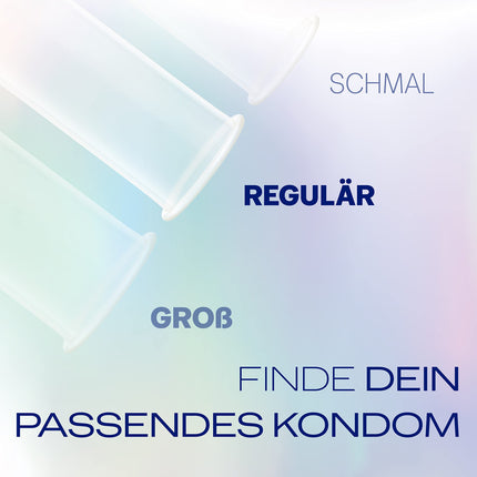 Durex Hautnah Classic prezervatīvi – īpaši plāni, ar anatomisku, viegli uzvelkamu formu un lubrikēti ar silikona gēlu – 16 prezervatīvi iepakojumā (2 x 8 prezervatīvi)