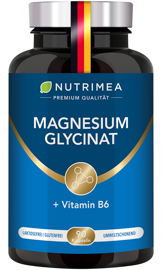 Magnija glicināts + B6 vitamīns | Optimāla biopieejamība | 1,5 mēnešu krājumi | 90 kapsulas. Augstas devas magnija citrāts + bisglicināts. BEZ piedevām. Relaksācijai, miegam, muskuļiem, nerviem. Pretstresa iedarbībai.