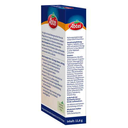 Abtei Vitamin B Complex Forte, 50 mini tabletes