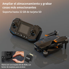 F205 drons ar kameru 2,4 collu ekrānam, bezkontaktu motora FPV drons pieaugušajiem, automātiska lidošana, žestu vadība, 8G SD ar karšu lasītāju, vienas taustiņa iedarbināšana iesācējiem